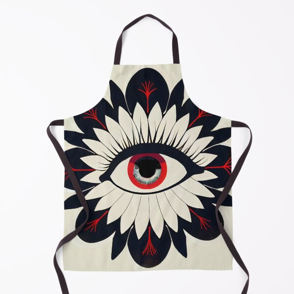 Item preview, Black and white flower with a red eye designed and sold by The boys.