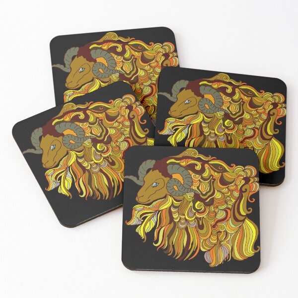 Item preview, The Golden Fleece Ram designed and sold by LynseysArtShop.