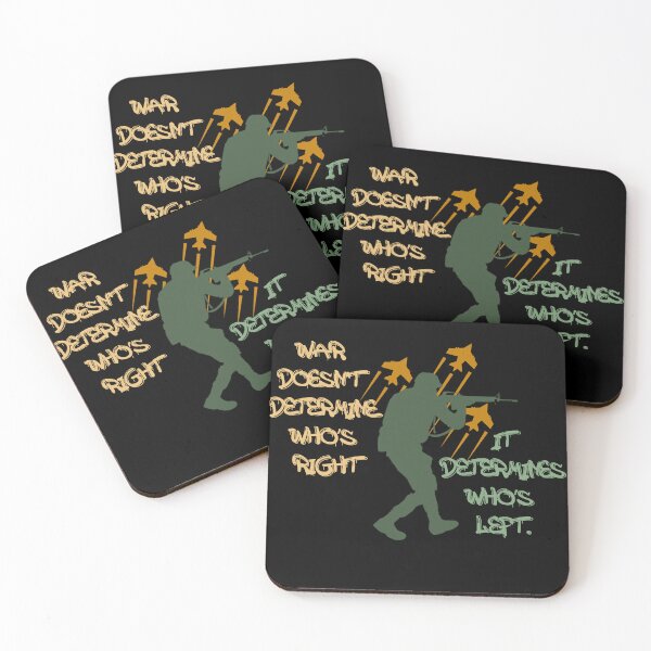 Item preview, WAR DOESN'T DETERMINE WHO'S RIGHT, IT DETERMINES WHO'S LEFT- SAGFABULOUS designed and sold by SagFabulous.