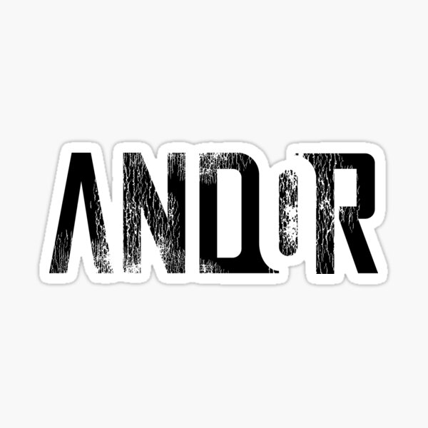 Vista previa del artículo con la obra «Logotipo de Andor (negro)», diseñado y vendido por Mercatus.