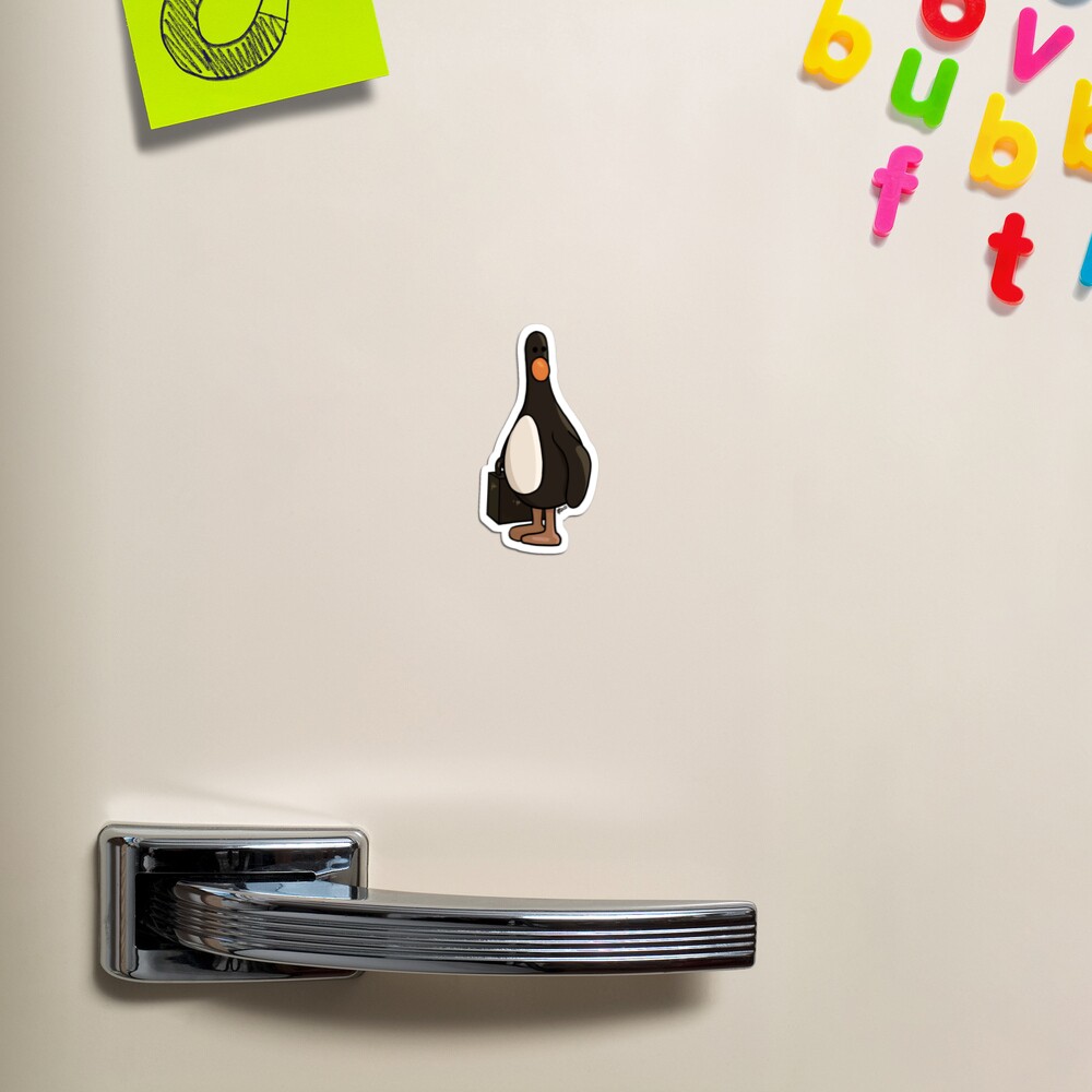 Custom Wallace And Gromit Feathers Mcgraw Penguin Art Board Print Sticker  By Joepitts - Artistshot