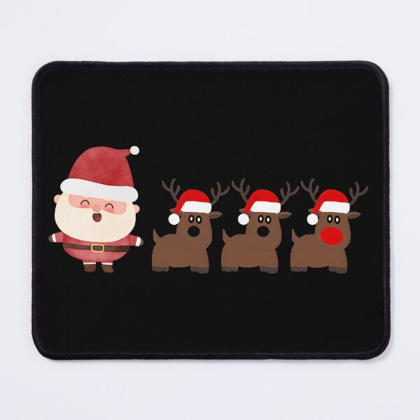 Item preview, Santa Claus and His Reindeers designed and sold by Orchyd.