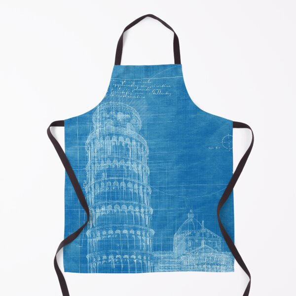 Item preview, Pisa Tower Blueprint Sketch designed and sold by ZiAttaArt.