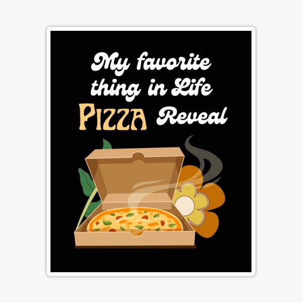 Oven Fresh Pizza Sticker for Sale by TeeArcade84