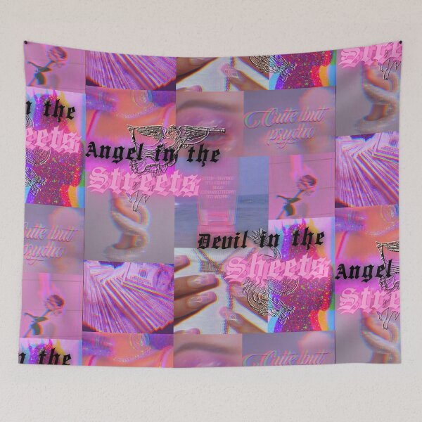 Item preview, Angel in the streets, Devil in the sheets y2k vibe collage designed and sold by VantaTheArtist.