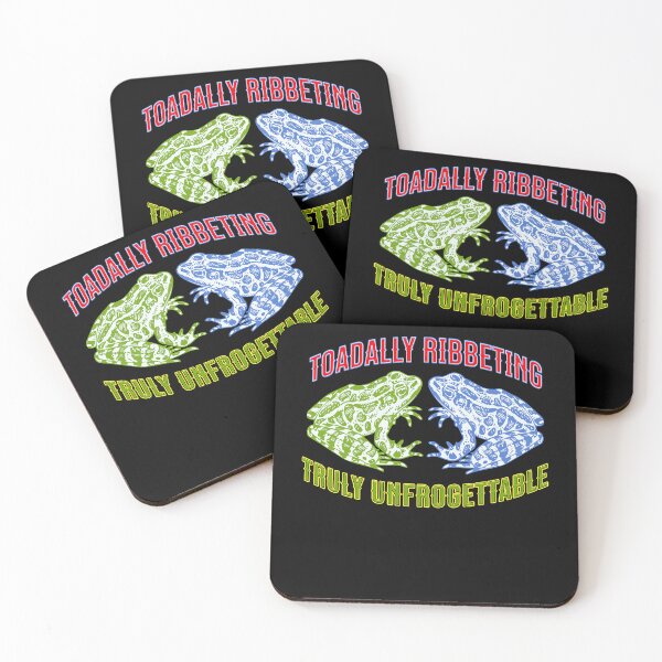 Item preview, Two Toads Frog Humor Toadally Ribbeting designed and sold by artfulnotebook.