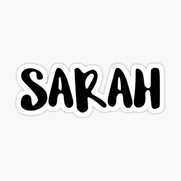  Sarah  Stickers  Redbubble