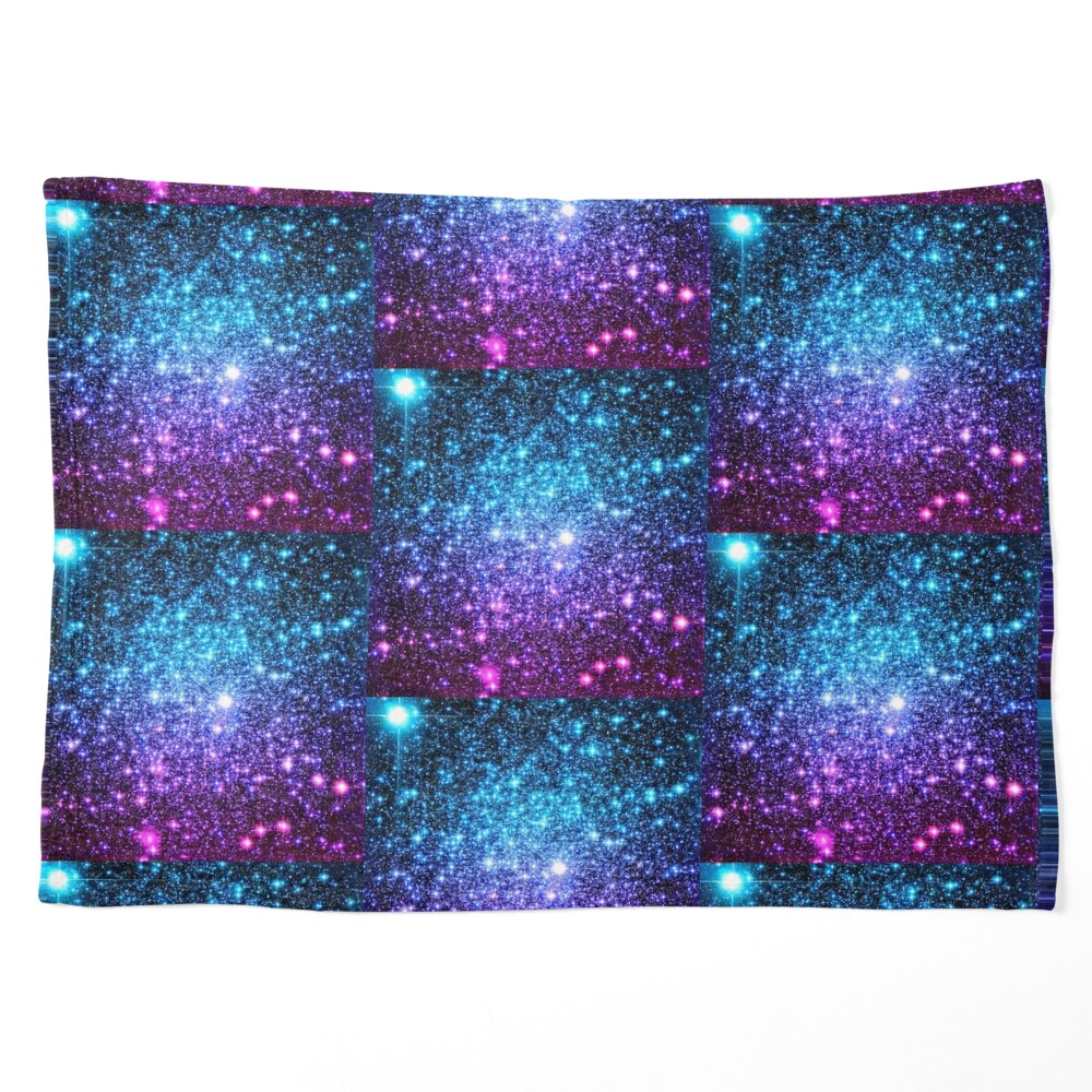 Glitter Galaxy Stars : Turquoise Blue Purple Hot Pink Ombre Leggings by  2sweet4words Designs
