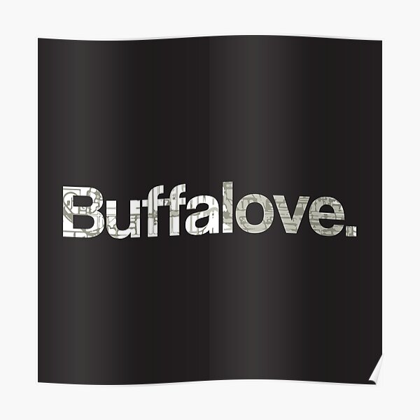 "Buffalove Map" Poster for Sale by natmdesigns Redbubble