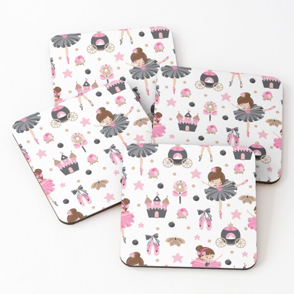 Item preview, Ballerina Pattern, Little Ballerina on a Beautiful Background, Ballet Pattern, Ballet Dance designed and sold by graphic-genie.
