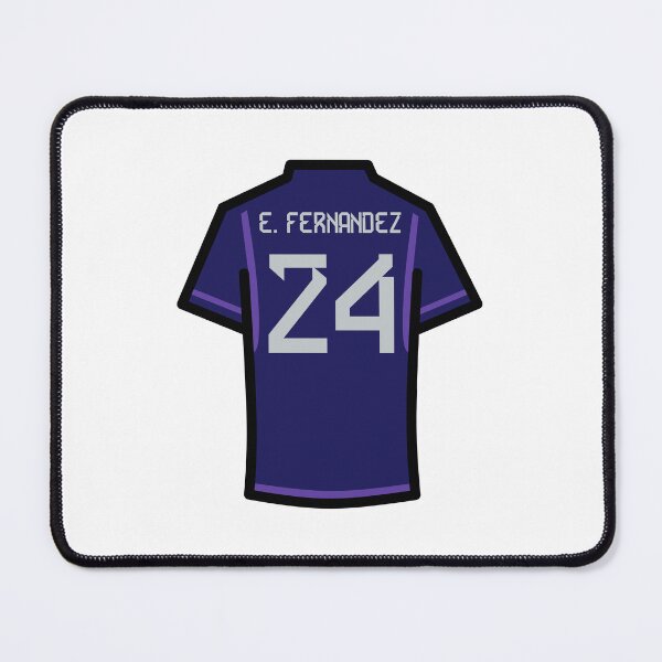 Item preview, Enzo #24 ARG Blue Purple 22 Football Jersey designed and sold by Millustgfx.