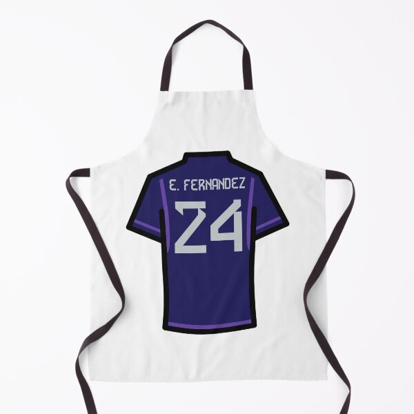 Item preview, Enzo #24 ARG Blue Purple 22 Football Jersey designed and sold by Millustgfx.