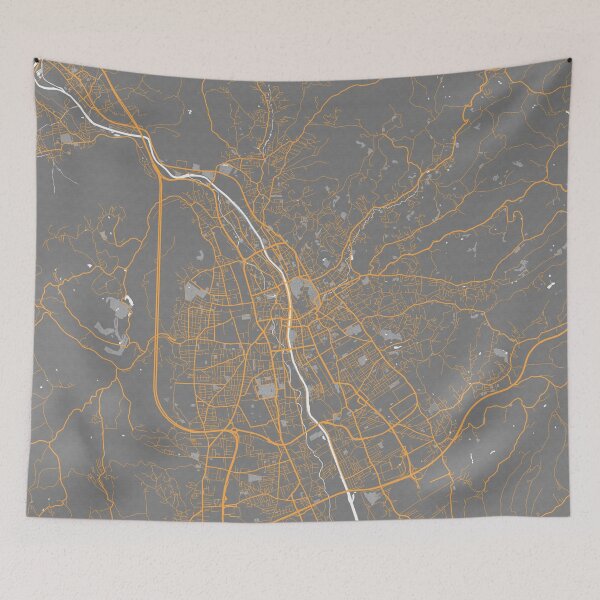 Item preview, Graz City map of Styria, Austria - Bauhaus designed and sold by deMAP.