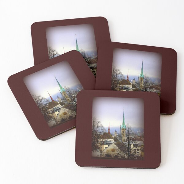 Item preview, Winter View Over Zurich designed and sold by Charmiene Maxwell-Batten.