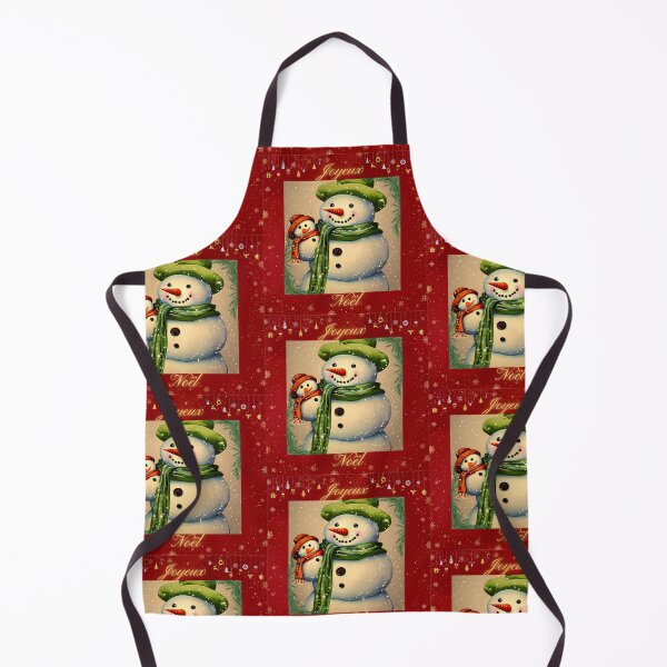 Item preview, Joyeux Noël de Bonhomme de Neige et Bébé Bonhomme de Neige designed and sold by DreamyEscapism.