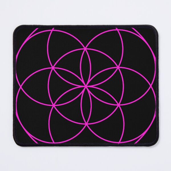 Item preview, Seed of Life Black Hot Pink designed and sold by 2sweetsDesign.
