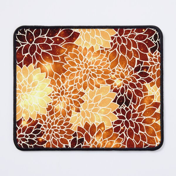 Item preview, Galaxy Golden Bronze Space Dahlias designed and sold by 2sweetsDesign.