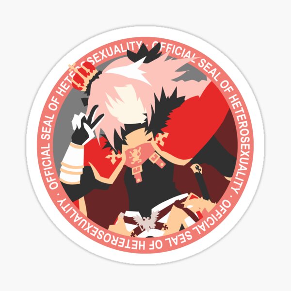 The Astolfo Seal of Heterosexuality Sticker