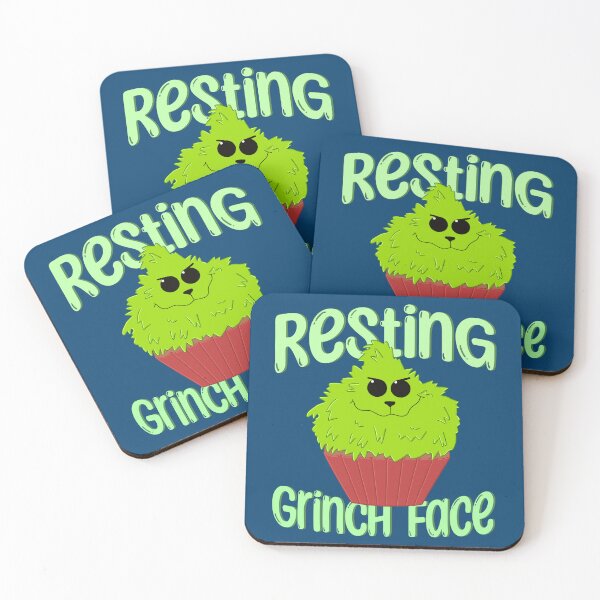Item preview, Resting Grinch Face designed and sold by ClmsyStudio.