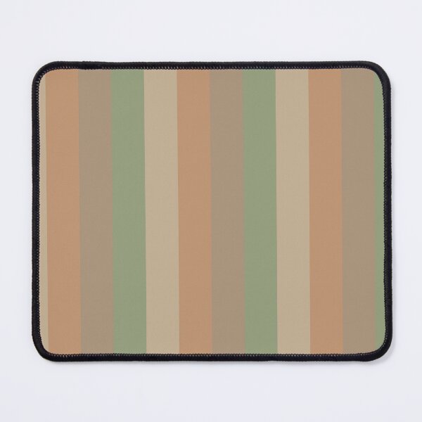Item preview, Neutral Shades of Brown and Neutral Green Wide Vertical Stripe designed and sold by rhombusOnion.