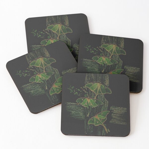 Item preview, Luna Moths in Color designed and sold by MapleRoseShop.