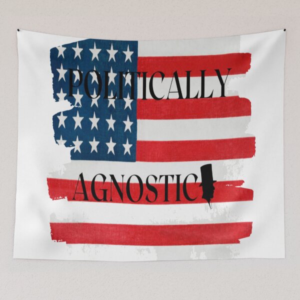 Item preview, POLITICALLY AGNOSTIC - USA FLAG designed and sold by ArtzandDesignz.