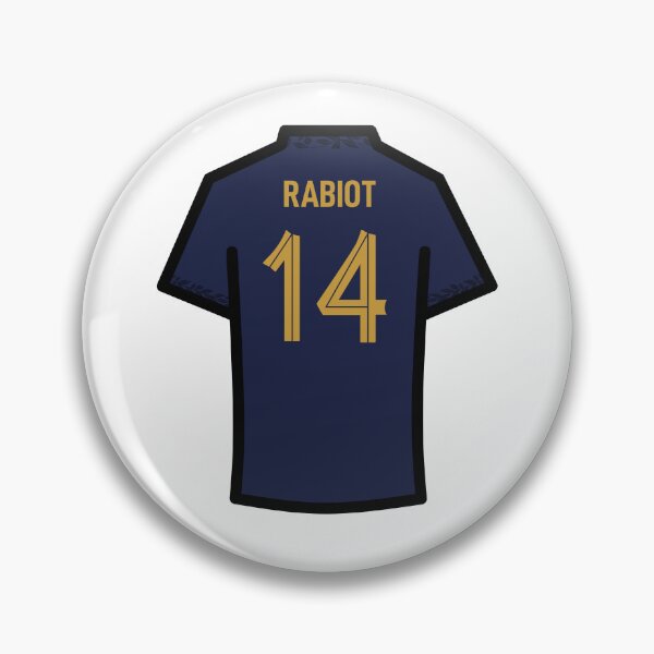 Item preview, Rabiot #14 FRA Blue Gold 22 Football Jersey designed and sold by Millustgfx.
