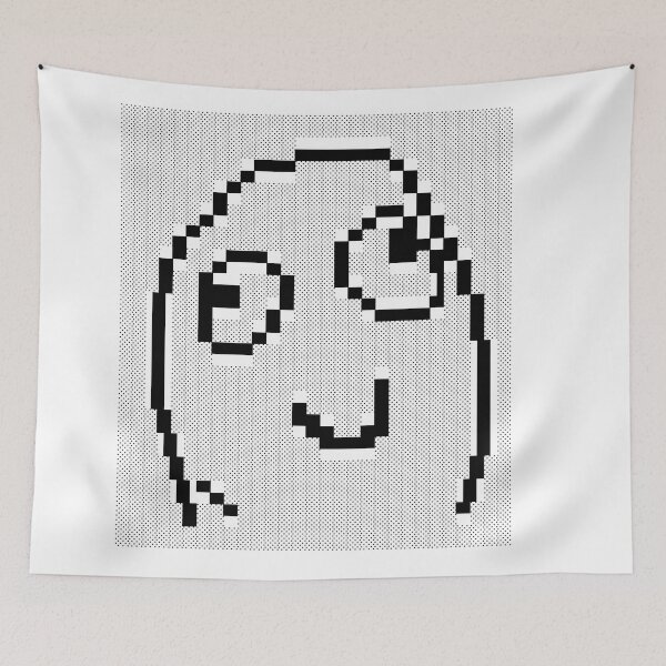 Item preview, Derp face pixel art designed and sold by shrolts.