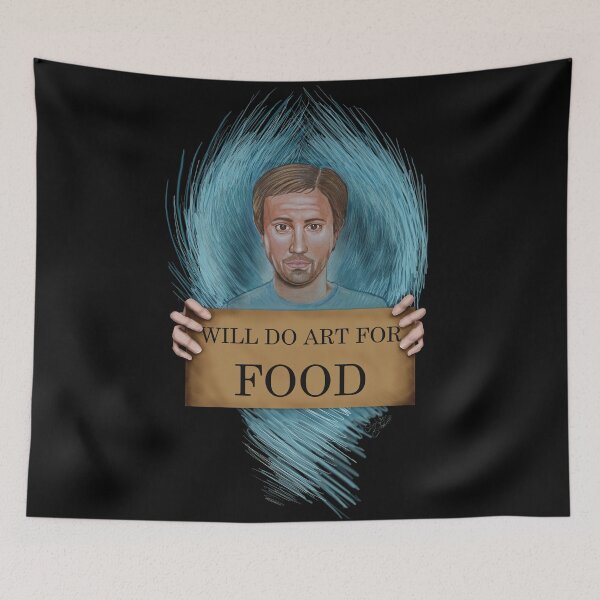 Item preview, Will Do Art for Food designed and sold by Sarah-Lynn Brown.