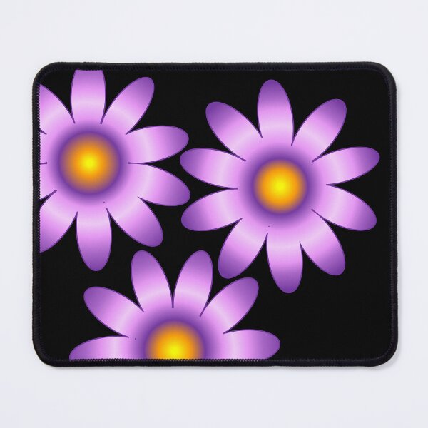 Item preview, Purple Glowing Cosmic Daisies designed and sold by InspiredForever.