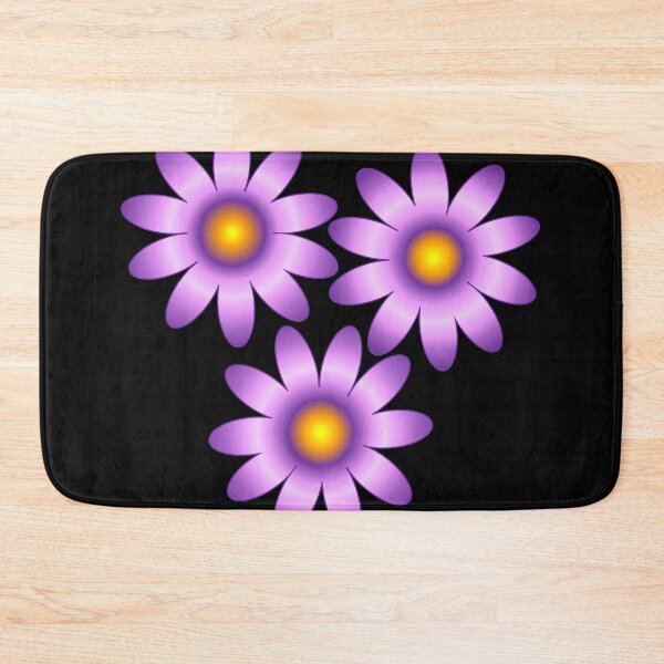 Item preview, Purple Glowing Cosmic Daisies designed and sold by InspiredForever.