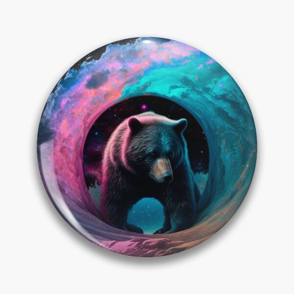 Item preview, A bear in a black hole. designed and sold by GalinaNe.