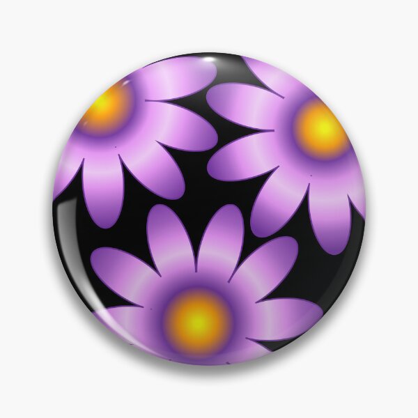 Item preview, Purple Glowing Cosmic Daisies designed and sold by InspiredForever.