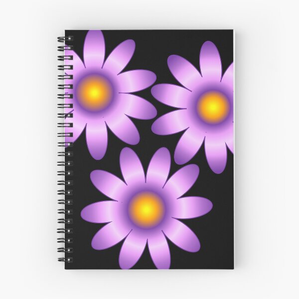 Item preview, Purple Glowing Cosmic Daisies designed and sold by InspiredForever.