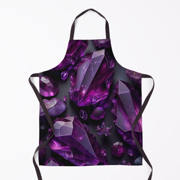 Item preview, Purple Amethyst Crystal Gemstones designed and sold by ClairesPatterns.