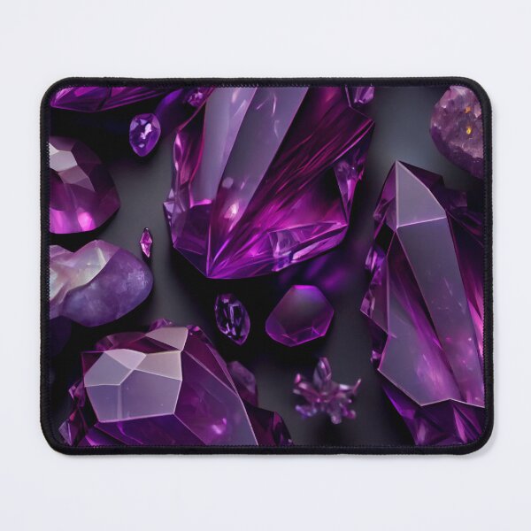 Item preview, Purple Amethyst Crystal Gemstones designed and sold by ClairesPatterns.