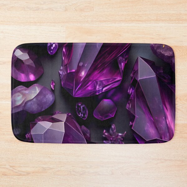 Item preview, Purple Amethyst Crystal Gemstones designed and sold by ClairesPatterns.