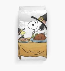 Thanksgiving Snoopy Duvet Cover