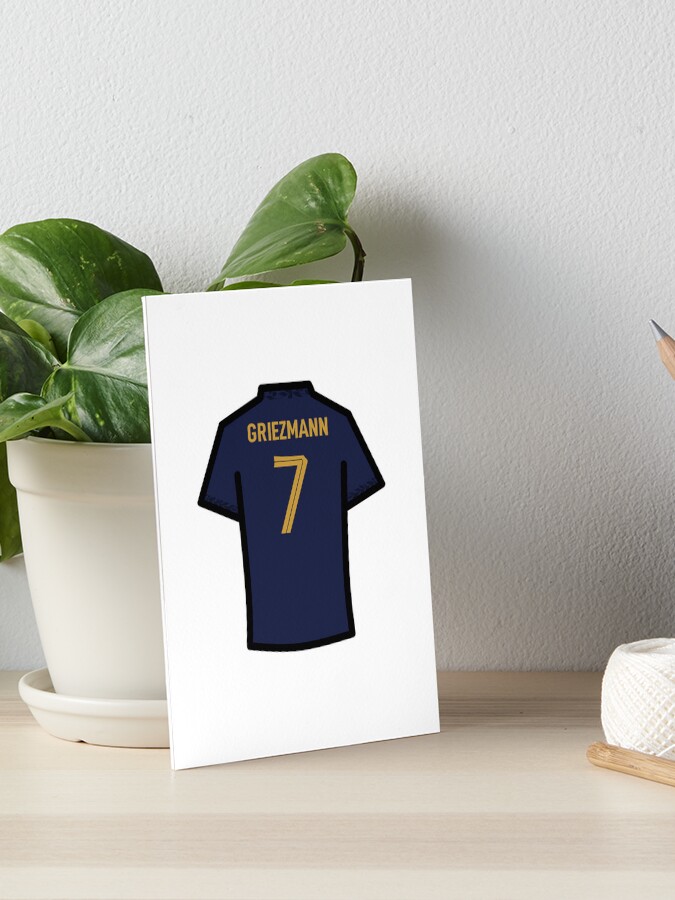 Griezmann #7 FRA Blue Gold 22 Football Jersey