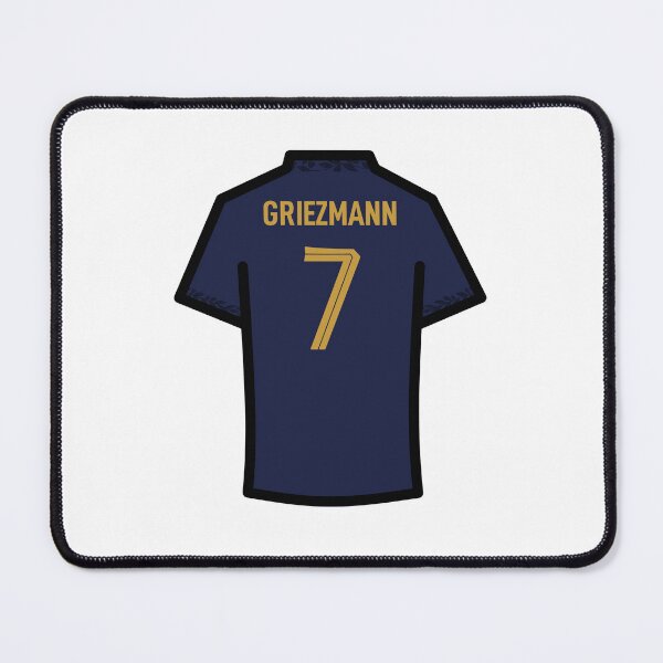 Item preview, Griezmann #7 FRA Blue Gold 22 Football Jersey designed and sold by Millustgfx.