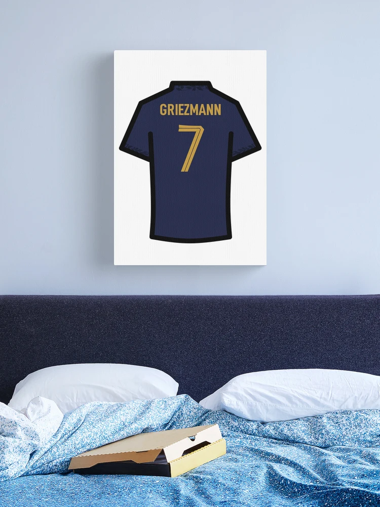 Griezmann #7 FRA Blue Gold 22 Football Jersey