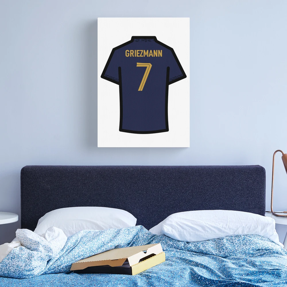 Griezmann #7 FRA Blue Gold 22 Football Jersey