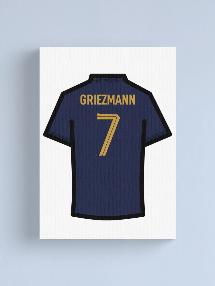 Griezmann #7 FRA Blue Gold 22 Football Jersey