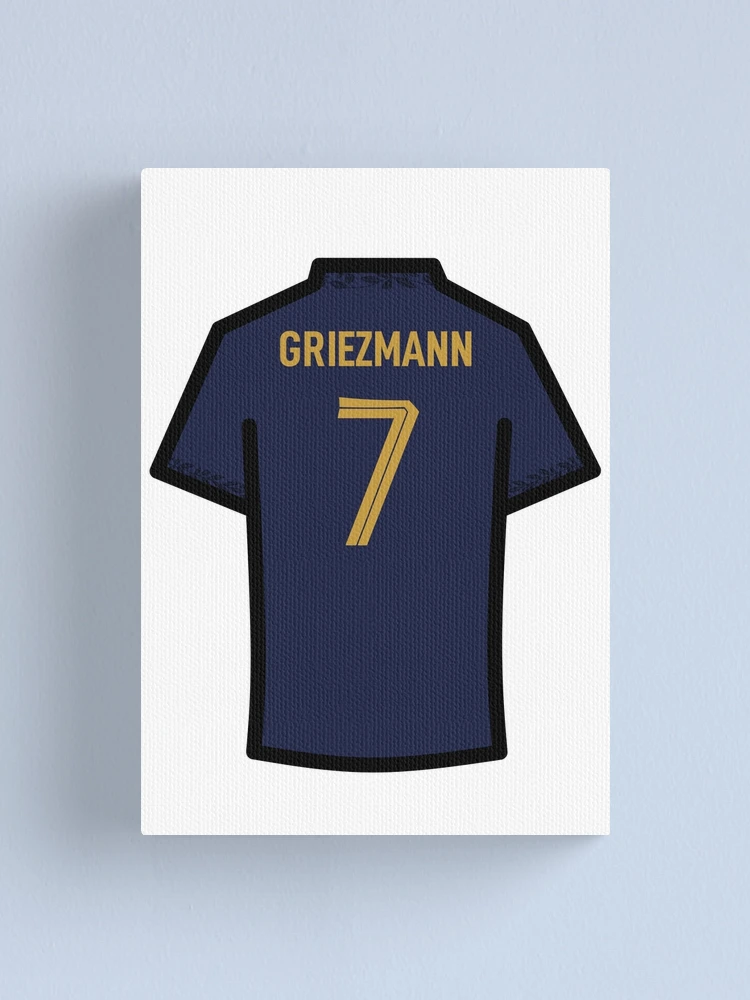Griezmann #7 FRA Blue Gold 22 Football Jersey