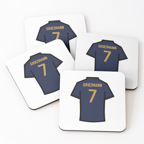 Item preview, Griezmann #7 FRA Blue Gold 22 Football Jersey designed and sold by Millustgfx.