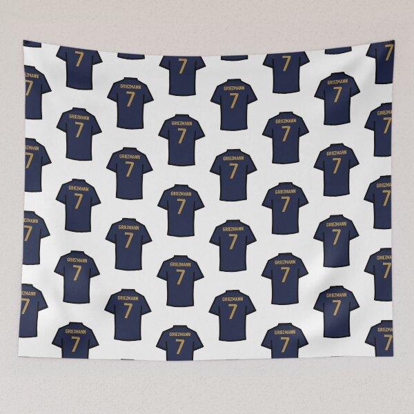 Item preview, Griezmann #7 FRA Blue Gold 22 Football Jersey designed and sold by Millustgfx.