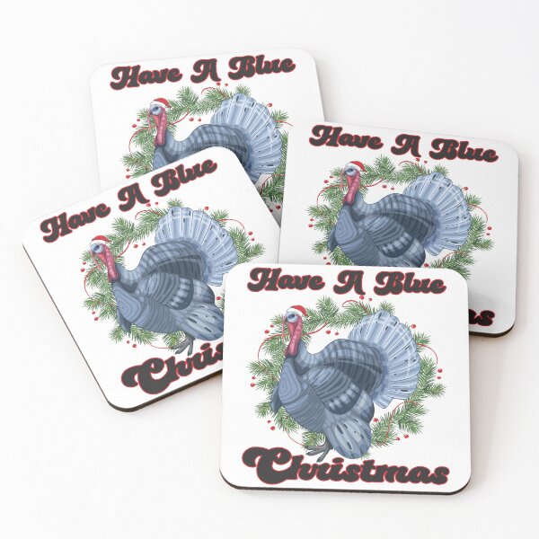 Item preview, Have A Blue Christmas Turkey designed and sold by designsmostfowl.