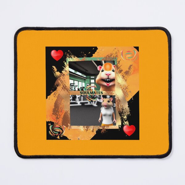 Item preview, Loved Up Gerbil Gym Visit in 3D Okiyo-e style design designed and sold by CoyoteGifts.