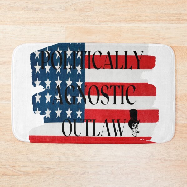 Item preview, POLITICALLY AGNOSTIC - OUTLAW - USA  designed and sold by ArtzandDesignz.
