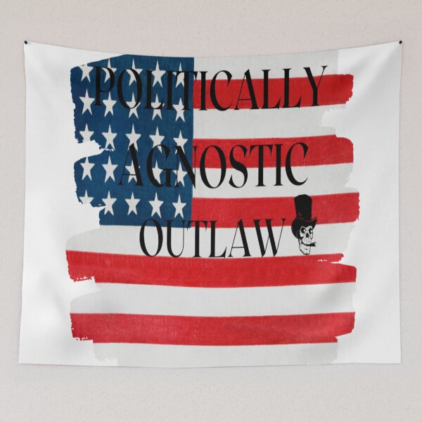 Item preview, POLITICALLY AGNOSTIC - OUTLAW - USA  designed and sold by ArtzandDesignz.